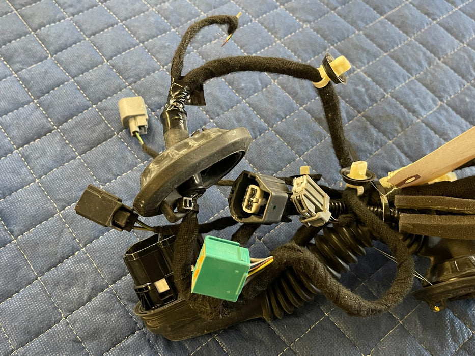 2019 FORD F450 KING RANCH REAR DRIVER LEFT DOOR WIRING HARNESS OEM