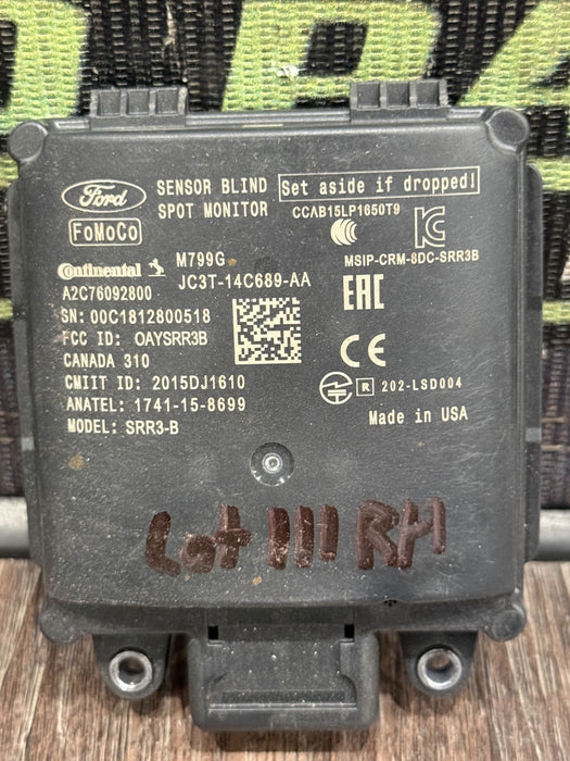 2017-2019 FORD F250 F350 LEFT RIGHT TAIL LIGHT BLIND SPOT RADAR MODULE PAIR OEM