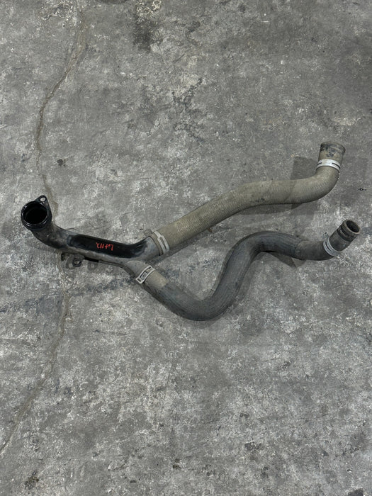 2017 NISSAN TITAN XD RESERVE DIESEL LOWER RADIATOR COOLANT HOSE LINE OEM 4359933