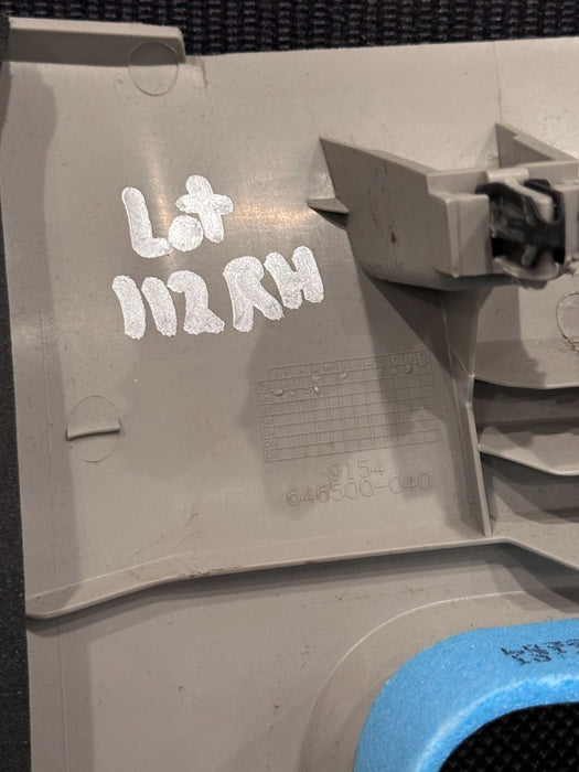 2017 NISSAN TITAN XD RESERVE REAR RIGHT UPPER C PILLAR TRIM OEM