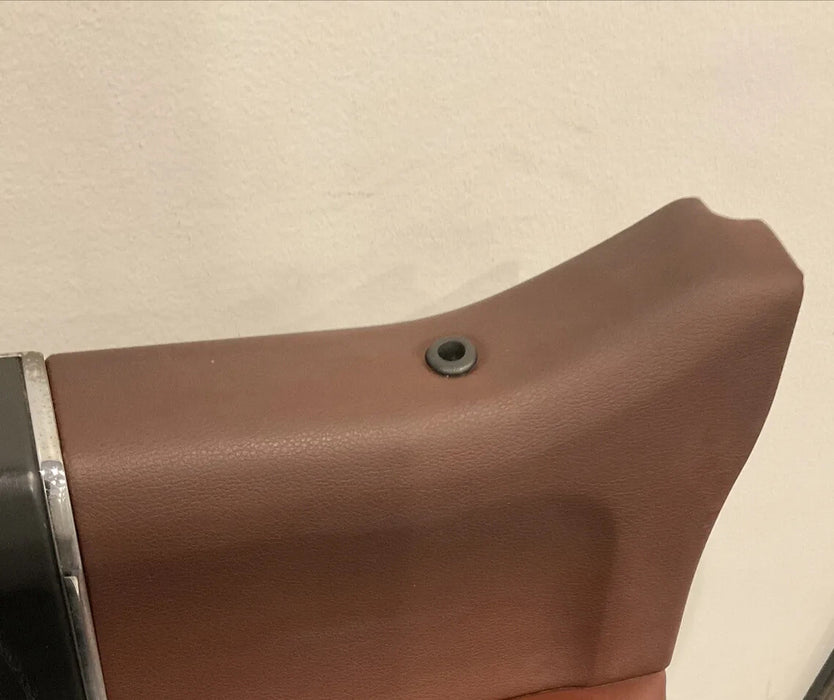 2017-2022 FORD F450 PLATINUM REAR RIGHT DARK MARSALA DOOR PANEL~COSMETIC FLAW~