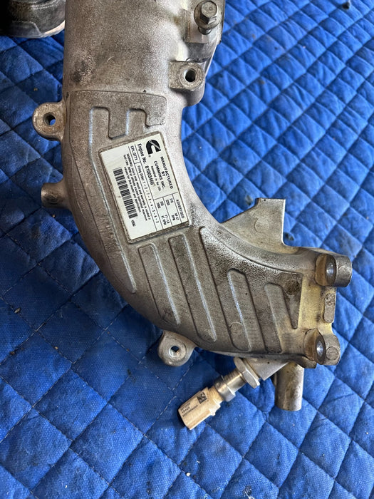 2016-2019 NISSAN TITAN XD CUMMINS ENGINE INTAKE MANIFOLD OEM