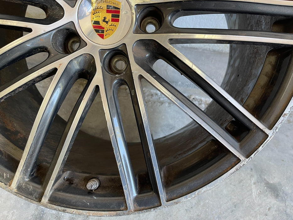 2017 Porsche 718 Boxster S 20X8.5 RIM 982601025F OEM *DAMAGE, BEND*