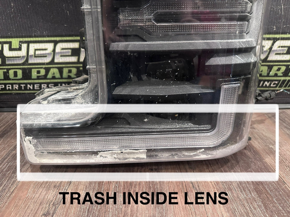 2017-2019 FORD F250 F350 F450 AFTERMARKET MORIMOTO LED LEFT HEADLIGHT OEM *BURNT