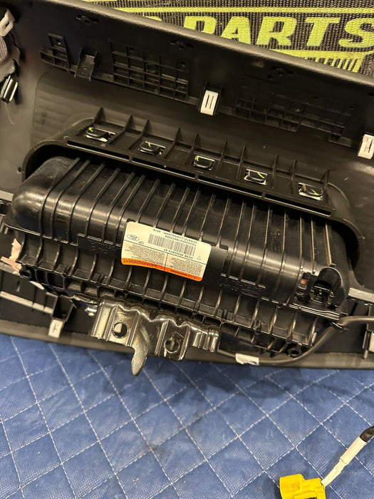 2018-2019 FORD F350 F450 PLATINUM DASH RIGHT TOPPER PAD W BAG OEM (BROWN STITCH)