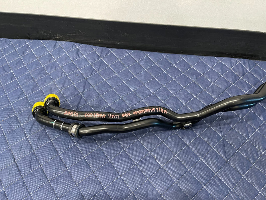 2019 MERCEDES BENZ C63 S AMG TRANSMISSION COOLANT LINE HOSE OEM