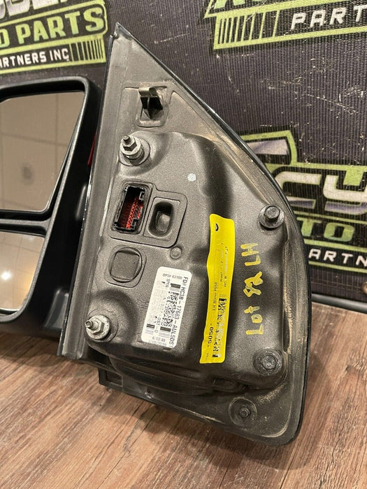 2017-2019 FORD F250 F350 DRIVER LEFT TOWN MIRROR W RED CAP COVER (RR) OEM {READ}