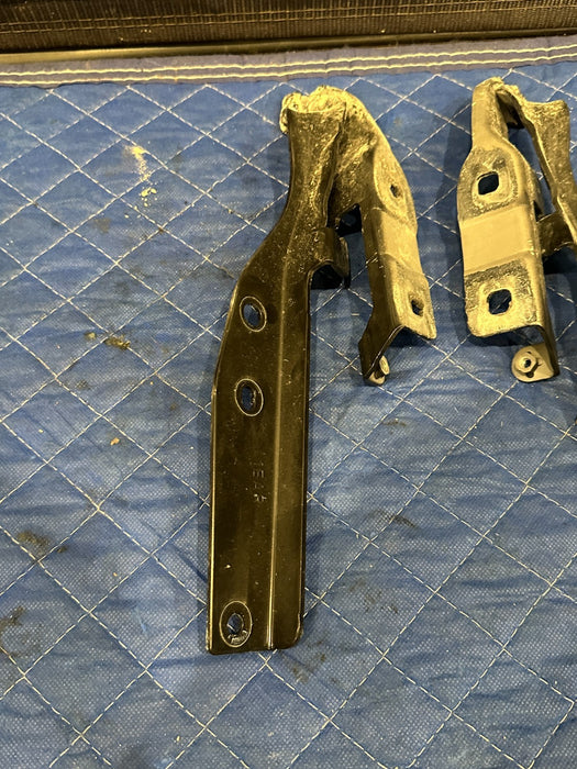 2010 NISSAN 370Z LEFT RIGHT HOOD HINGE PAIR OEM