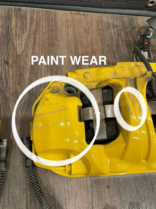 2014 PORSCHE 911 TURBO S 991 FACTORY PCCB CARBON CERAMIC BRAKE CALIPERS SET OEM