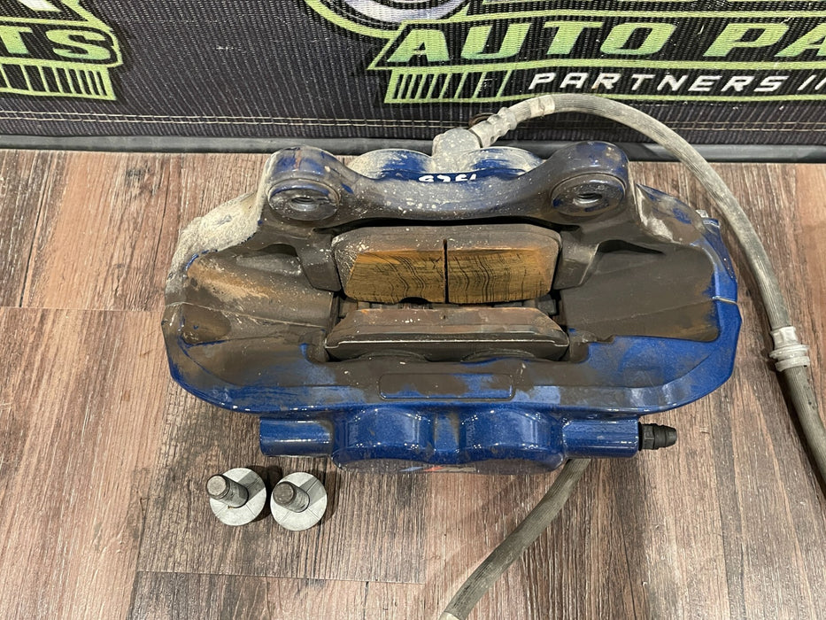 2020 BMW M4 F82 FRONT REAR LEFT RIGHT BLUE BREMBO BRAKE CALIPERS (448) OEM *READ