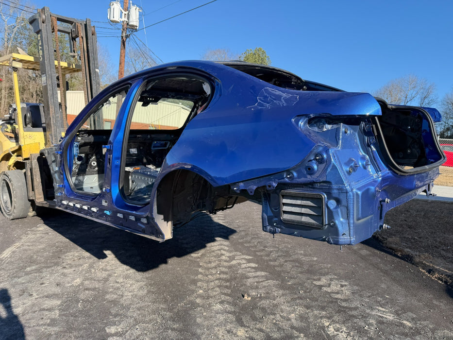 2024 BMW M3 G80 BLUE SHELL FRAME CHASSIS 4 DOOR CARBON ROOF OEM *DAMAGE*