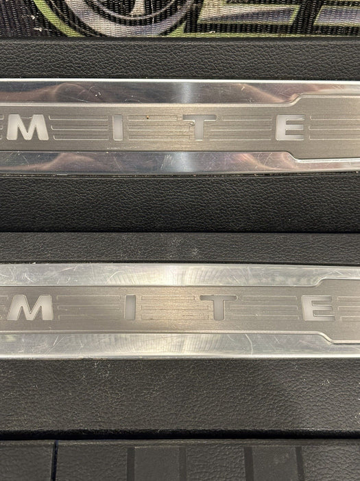 2020-2022 FORD F250 F350 LIMITED ILLUMINATED FRONT REAR KICK PLATES SET (4)