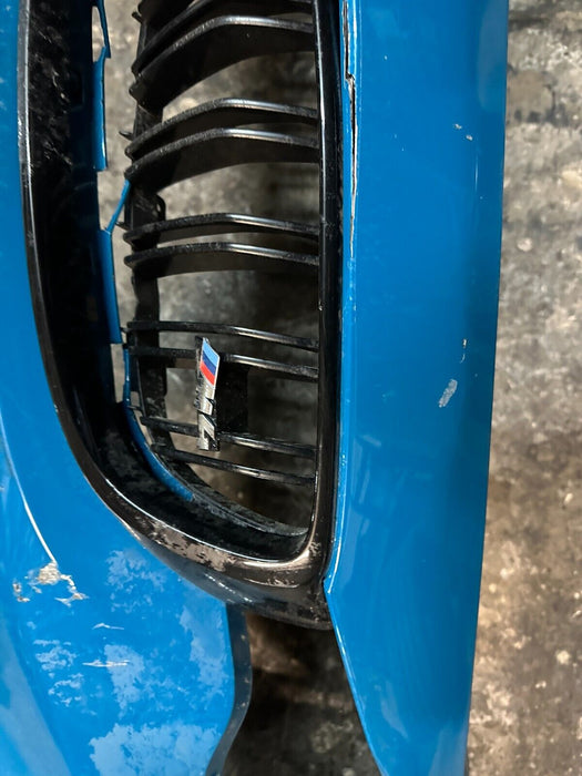 2015-2020 BMW M4 F82 FRONT BUMPER LAGUNA SECA BLUE (448) ~DAMAGE~