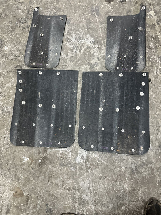 2022 FORD F350 DUALLY FRONT REAR LEFT RIGHT SET MUD FLAPS SPLASH GUARDS