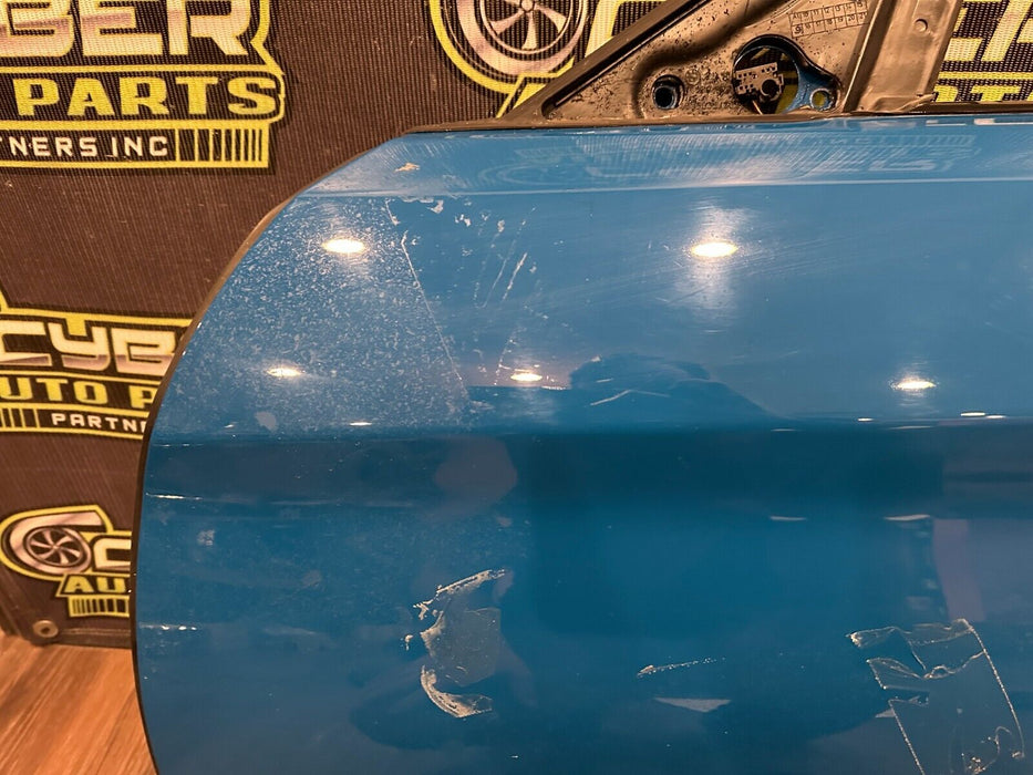 2015-2020 BMW M4 F82 FRONT LEFT DRIVER DOOR LAGUNA SECA BLUE 448 MINOR SCRATCHES