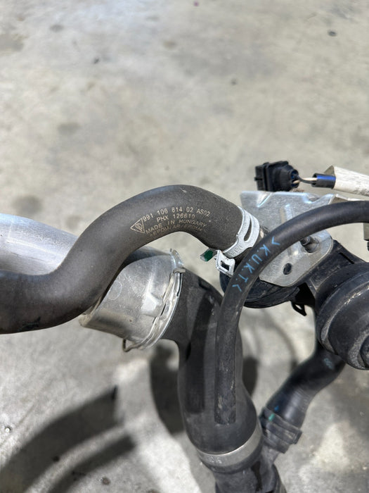 2014 PORSCHE 911 TURBO S REAR RIGHT ENGINE WATER COOLANT HOSE LINES OEM