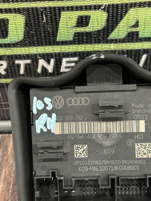 2021 AUDI R8 FRONT LEFT WINDOW CONTROL MODULE OEM 4G8 959 792 J