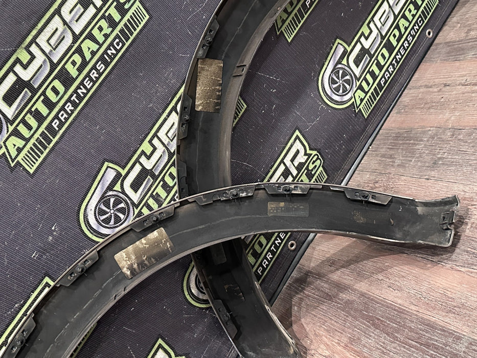 2017-2022 FORD F250 F350 FRONT LEFT RIGHT FENDER FLARES GOLD OEM *PAINT FLAWS*