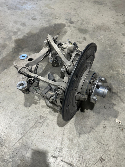 2014 PORSCHE 911 TURBO S REAR RIGHT KNUCKLE SUSPENSION CORNER ASSEMBLY OEM