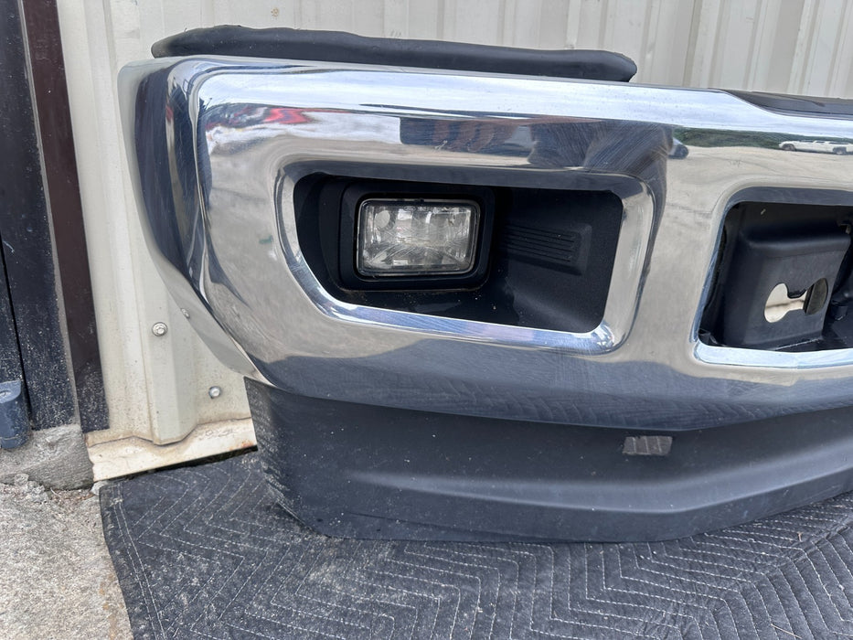 2017 2018 2019  FORD F250 F350 FRONT BUMPER ASSEMBLY CHROME OEM