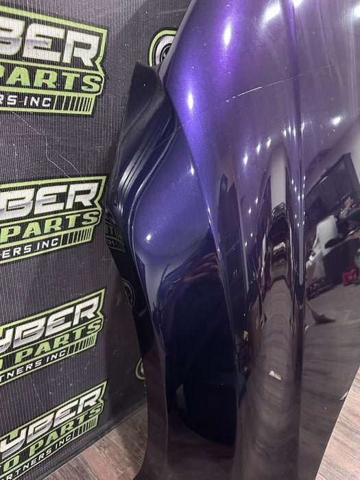 2014 AUDI R8 FRONT HOOD BONNET ASSEMBLY OEM GENUINE PURPLE