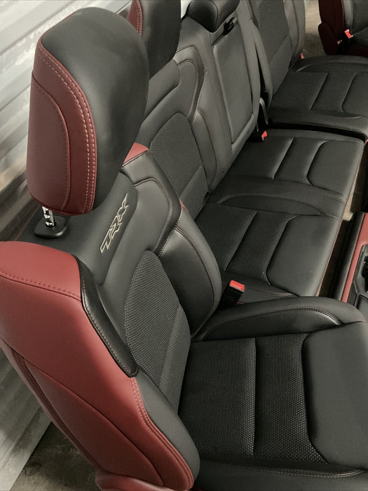 2022 RAM 1500 TRX 6.2L INTERIOR FRONT DOOR PANELS DRIVER PASSENGER OEM RED