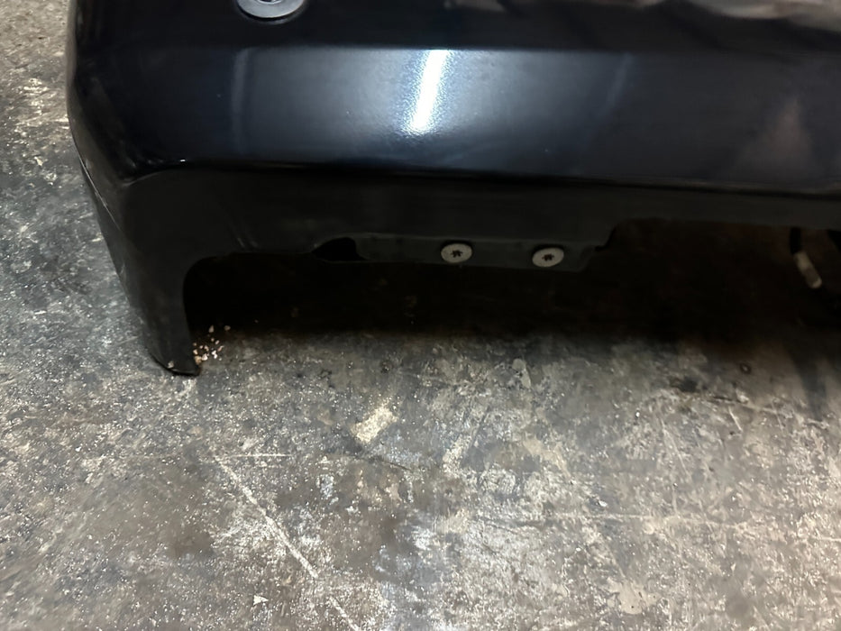 2017 FORD F250 AGATE BLACK REAR BUMPER W/ SENSOR HARNESS OEM ~COSMETIC FLAW~