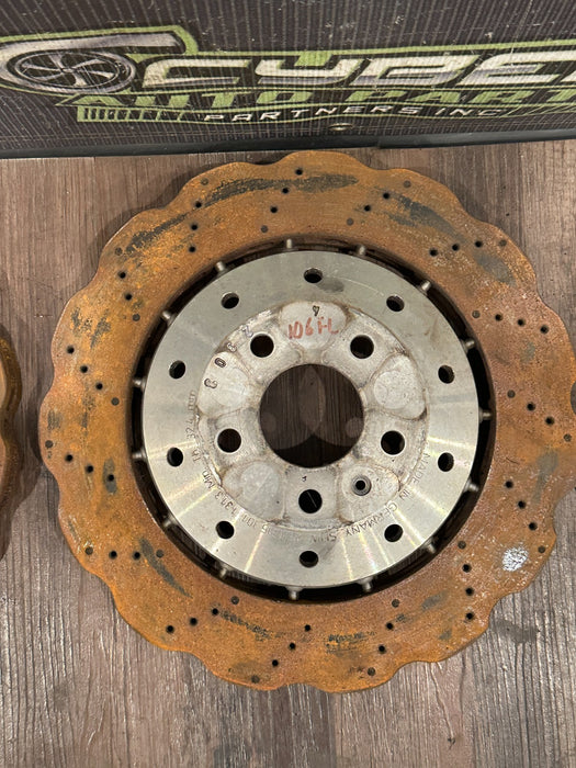 2014-15 AUDI R8 FRONT REAR LEFT RIGHT ROTORS SET OEM *READ!*
