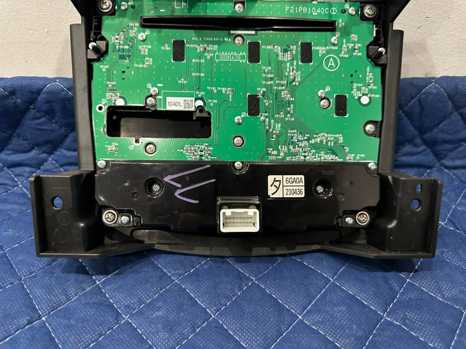 2018 NISSAN 370Z NISMO FRONT DASH HVAC/RADIO/CD CONTROL BEZEL OEM L 77