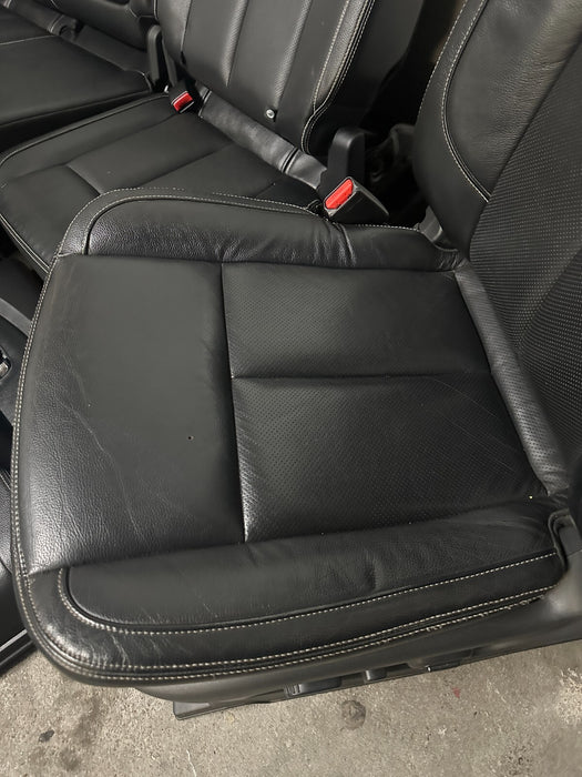 2016-2019 NISSAN TITAN PRO-4X BLACK INTERIOR SEATS CENTER CONSOLE DOOR PANELS