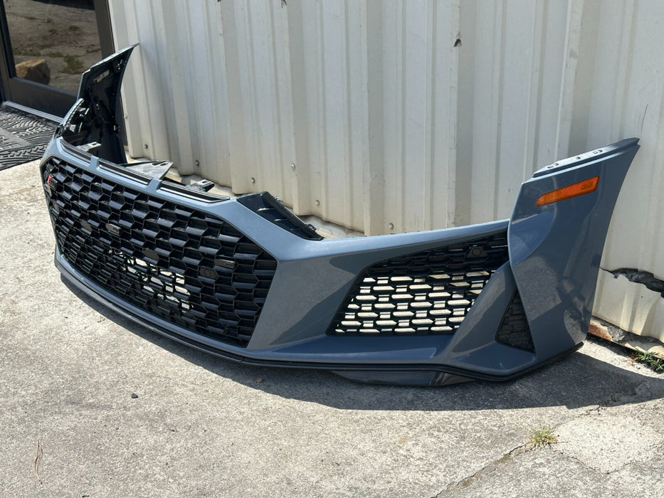2020 2021 2022 2023 AUDI R8 FRONT BUMPER COVER W/ GRILLES COMPLETE GENUINE OEM