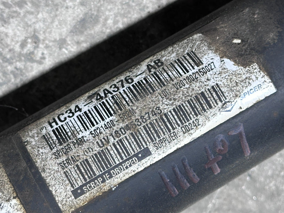 2017-2019 FORD F250 F350 FRONT DRIVE SHAFT OEM HC34-4A376-AB