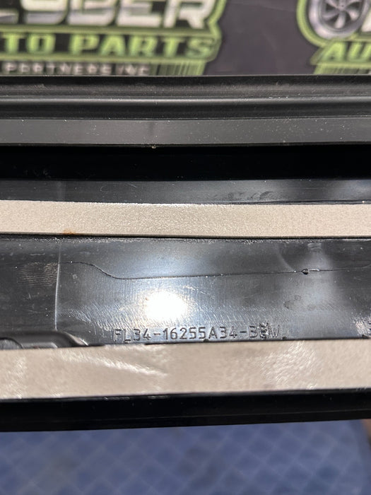 2020-2022 FORD F250 F350 REAR RIGHT GLOSS BLACK B PILLAR DOOR TRIM OEM *SCUFFS*