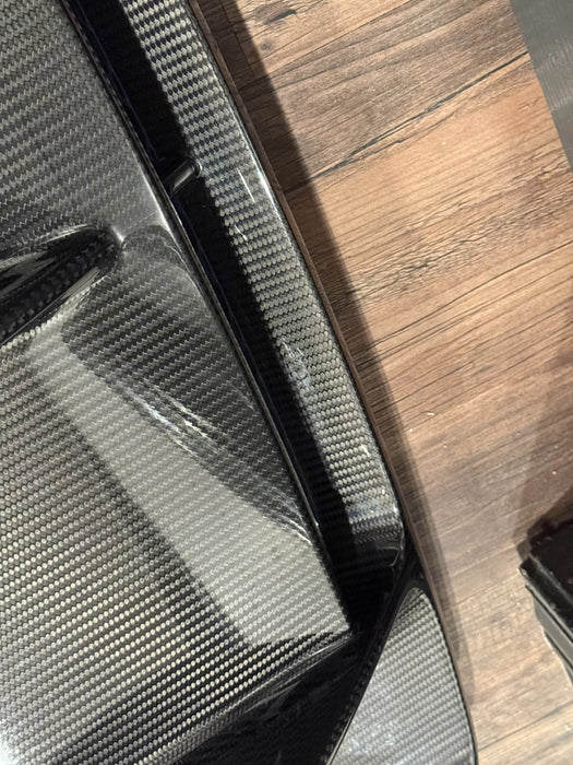 2017 2018 AUDI R8 CARBON FIBER REAR DIFFUSER OEM GENUINE 4S0807521D