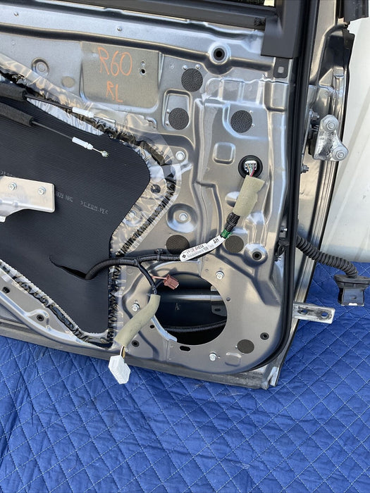 2014-2017 INFINITI Q50 RED SPORT REAR DRIVER LEFT DOOR GREY METALLIC (KAD) OEM