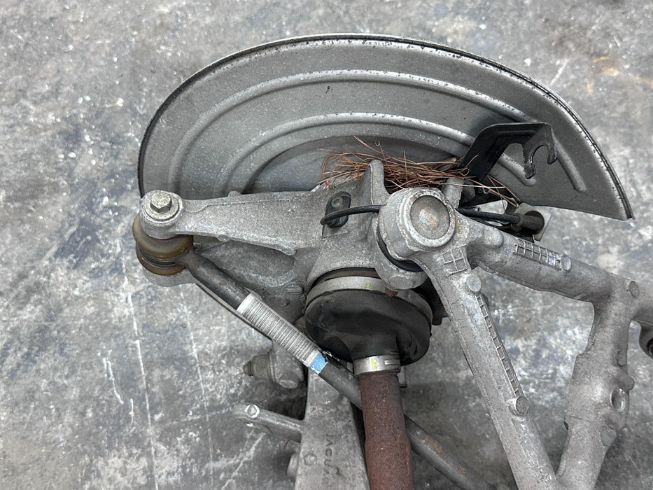 2015 JAGUAR F TYPE REAR LEFT KNUCKLE SPINDLE 20K MILES OEM EX53-5A971-AC