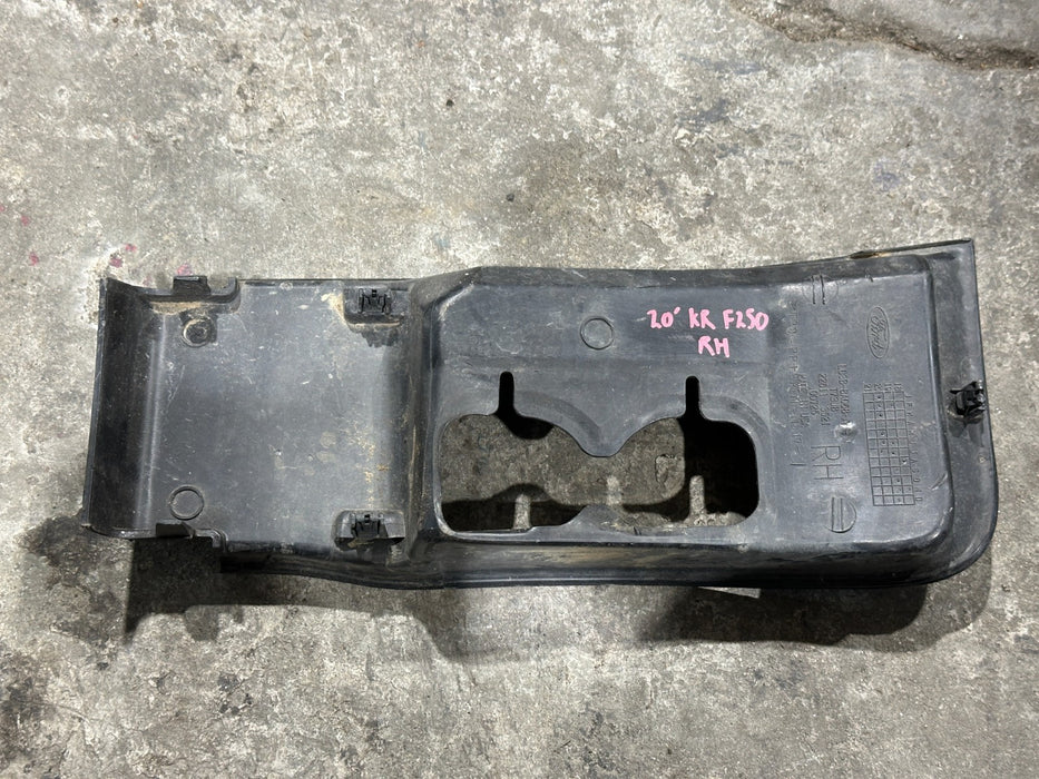 2020-2022 FORD F250 F350 FRONT RIGHT BUMPER TOW HOOK COVER OEM LC3B-8A068