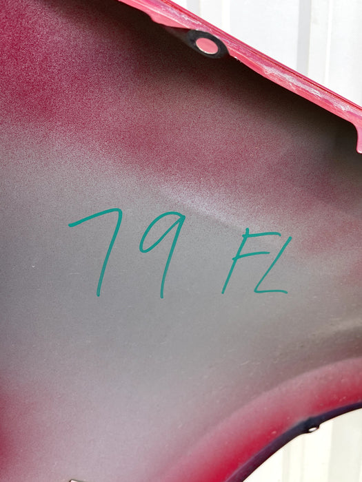 2017 NISSAN 370 NISMO FRONT DRIVER LEFT RED FENDER OEM (A54) *PAINT CHIPS* -READ