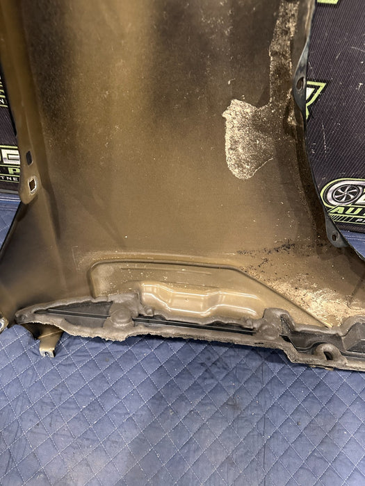 2017-2022 FORD F250 F350 PLATINUM BLACK DRIVER LEFT FENDER OEM *SCRATCHES 5-8*