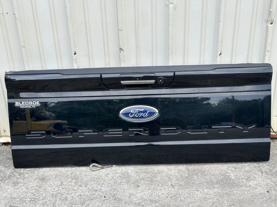 2023 2024 FORD F250 F350 F450 LARIAT POWER TAILGATE W/ STEP OEM GENUINE BLACK