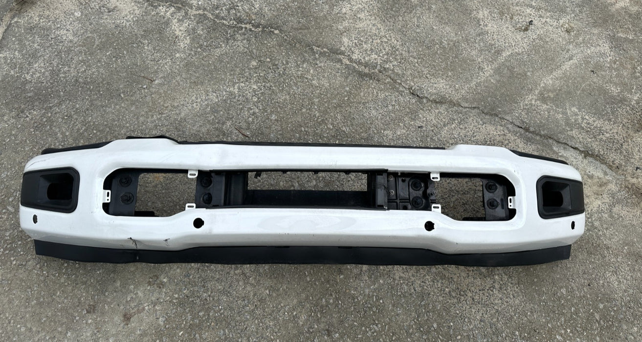 2023-2024 FORD F250 FRONT BUMPER STAR WHITE (AZ) OEM *SEE PICS 3-13/READ DESC*