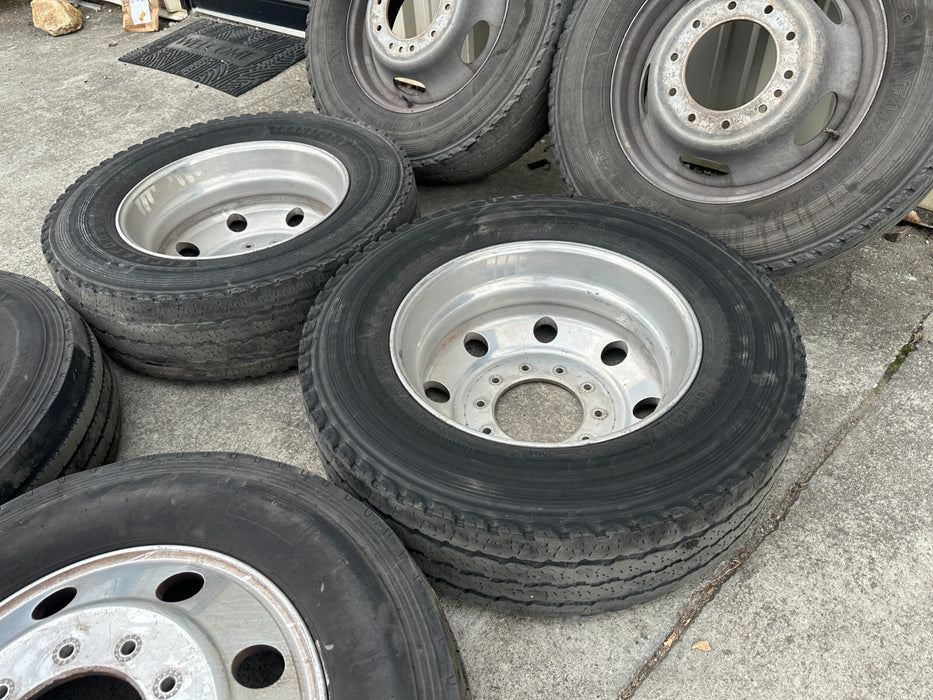 10x225 FORD F450 F550 RAM 4500 5500 ALLOY WHEELS RIMS 19.5X6 OEM