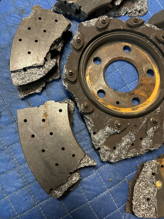 2017 2018 AUDI R8 CARBON CERAMIC ROTOR OEM GENUINE *DAMAGED*