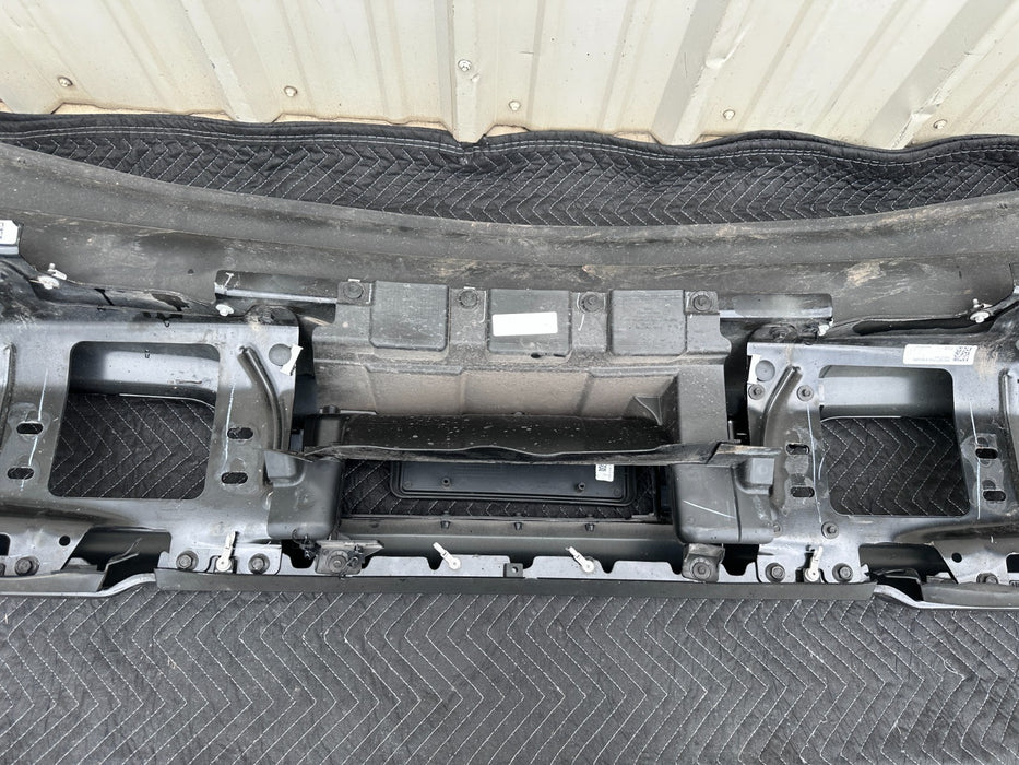 2023 2025 FORD F250 F350 PLATINUM FRONT BUMPER ASSEMBLY AGATE BLACK ~PAINT CHIP~