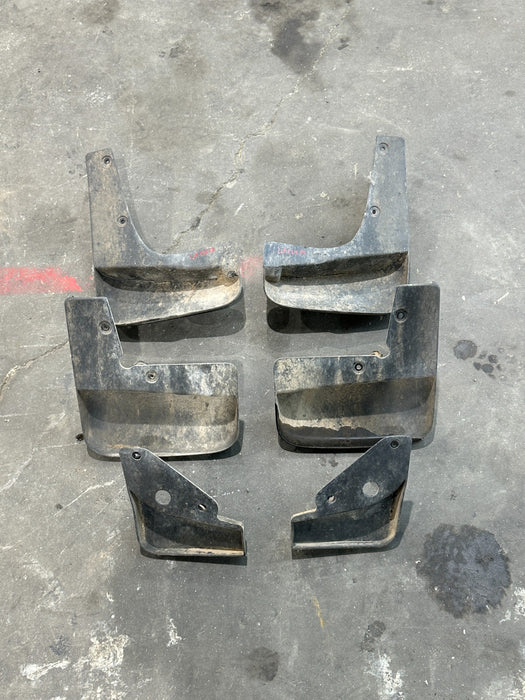 2017 NISSAN TITAN XD PRO 4X FRONT REAR MUD FLAPS SPLASH SHIELD SET OEM
