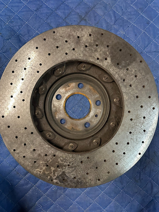 2017 2018 2020 2021 2022 2023 AUDI R8 PLUS FRONT RIGHT CARBON CERAMIC ROTOR OEM