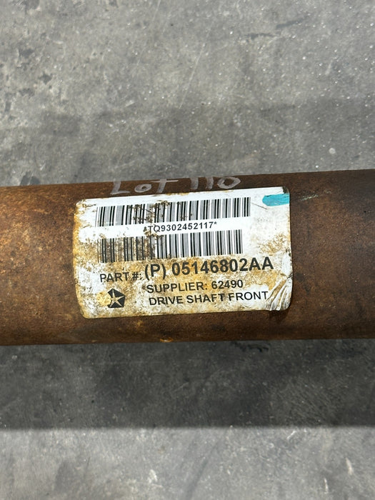 2015 DODGE RAM 2500 4X4 FRONT DRIVE SHAFT OEM 05146802AA
