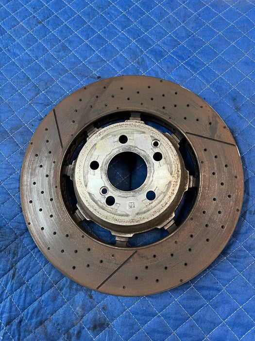 2015 MERCEDES-BENZ C63S AMG SEDAN  FRONT REAR BRAKE CALIPERS DRILLED ROTORS OEM