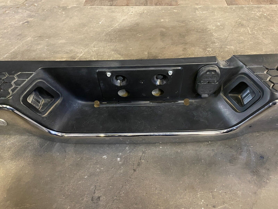 2014-2018 DODGE RAM 2500 3500 CUMMINS REAR CHROME BUMPER OEM *DENT/READ*