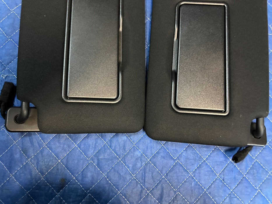 2022 FORD F250 F350 F450 PLATINUM LEFT & RIGHT BLACK OEM SUN VISORS